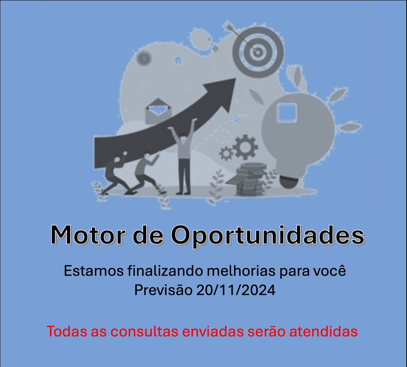 Página em Manutenção